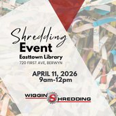 Shredding 4/11/26 9am-12pm