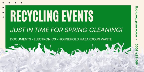 Recycling Events Notice