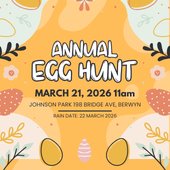 Egg Hunt 3/21/26 11am