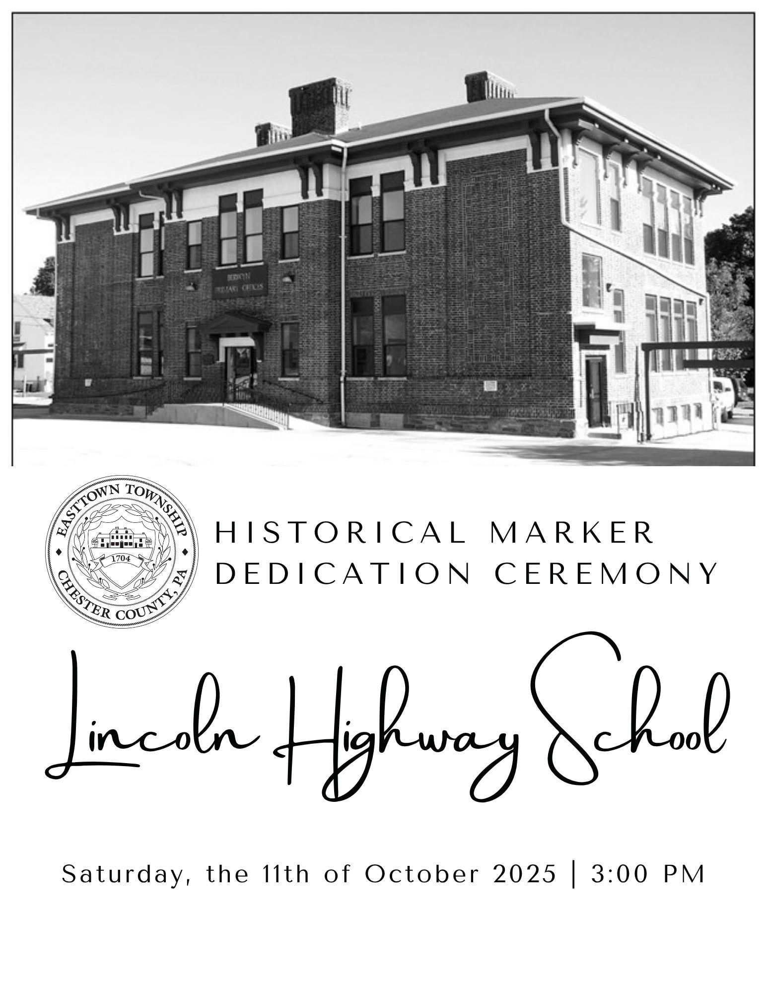 LHS Historical Marker Dedication Program